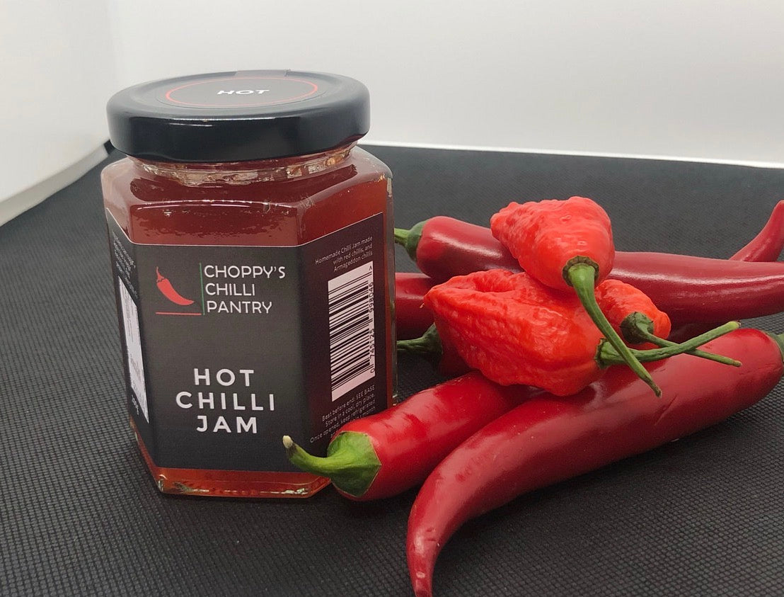 Choppy's Hot Chilli Jam- Handmade in South Wales
