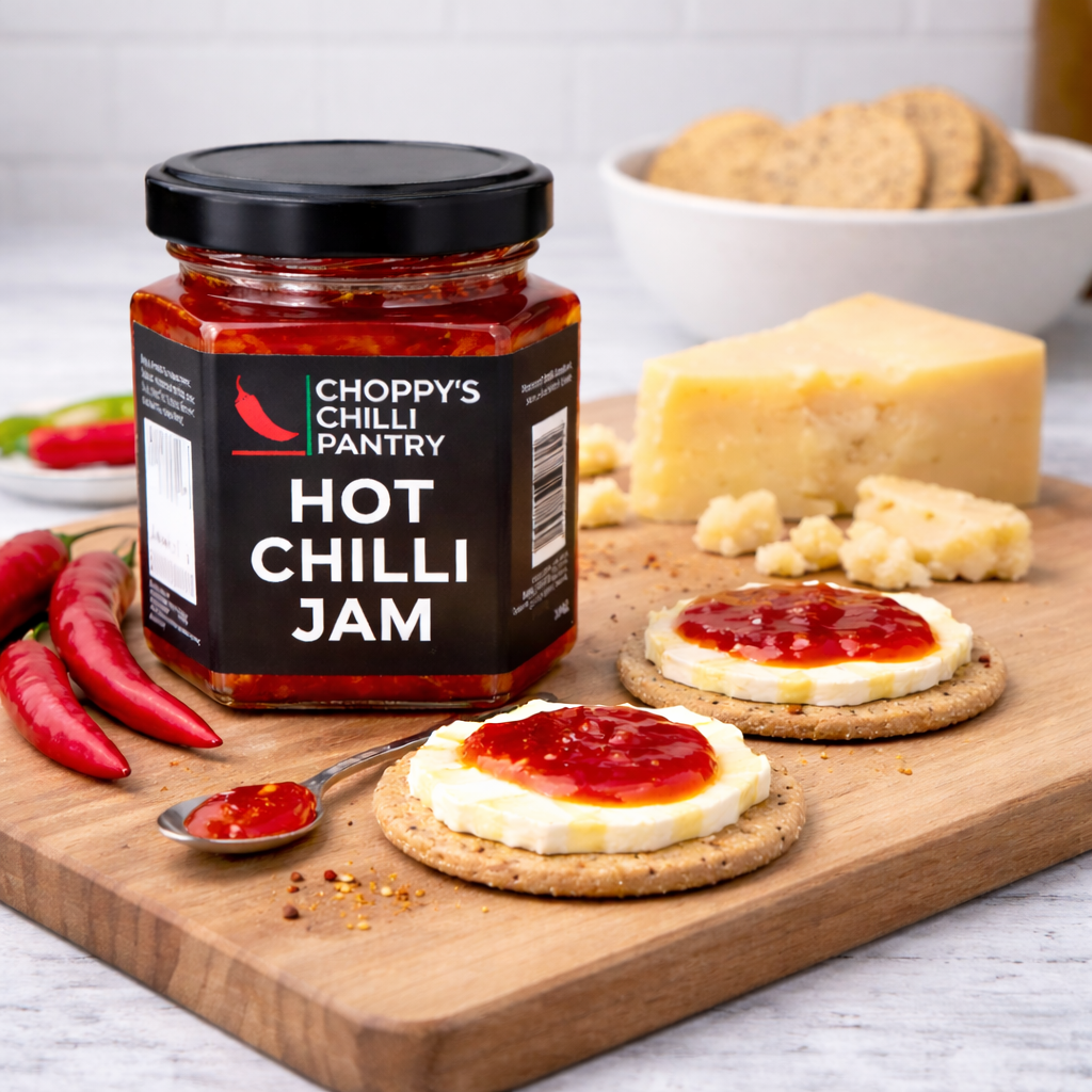 Choppy's Hot Chilli Jam- Handmade in South Wales