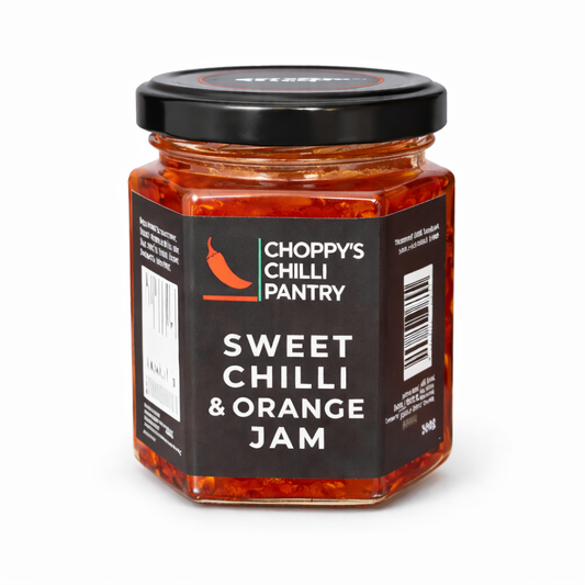 Choppy's Sweet Chilli & Orange Jam- Handmade in South Wales