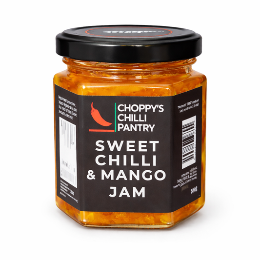 Choppy's Sweet Chilli & Mango Jam- Handmade in South Wales